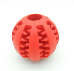 Balle interactive en caoutchouc pour chiens, distributeur lent