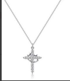 Collier Croix Couronne