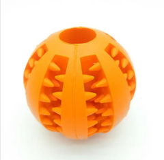 Balle interactive en caoutchouc pour chiens, distributeur lent