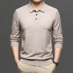 Pull en maille à revers pour hommes