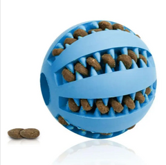 Balle interactive en caoutchouc pour chiens, distributeur lent