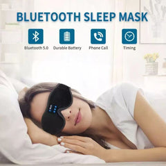Masque de sommeil 3D Bluetooth 5.0 Stéréo Musique illimitée