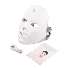Masque facial de luminothérapie pour le rajeunissement de la peau
