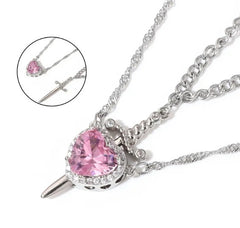 Collier Poignard Amour