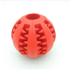 Balle interactive en caoutchouc pour chiens, distributeur lent