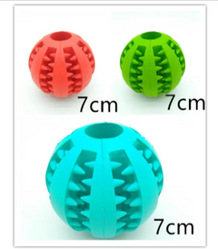 Balle interactive en caoutchouc pour chiens, distributeur lent