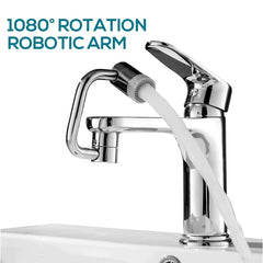 Rallonge de robinet rotative à 1080°