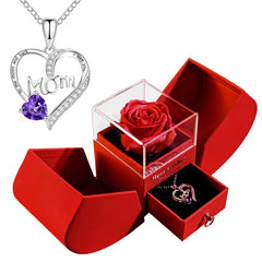 Boîte à bijoux de Noël Collier