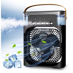 Ventilateur refroidisseur d'air portable 3-en-1 – Mini climatiseur pour chambre, bureau et voiture | Refroidissement rapide + humidificateur | Expédié des États-Unis 🇺🇸 | Best-seller TikTok et Amazon !