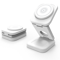 CHARGEUR SANS FIL PLIABLE 3 EN 1
