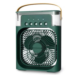 Ventilateur refroidisseur d'air portable 3-en-1 – Mini climatiseur pour chambre, bureau et voiture | Refroidissement rapide + humidificateur | Expédié des États-Unis 🇺🇸 | Best-seller TikTok et Amazon !