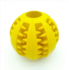 Balle interactive en caoutchouc pour chiens, distributeur lent