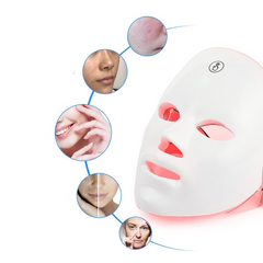 Masque facial de luminothérapie pour le rajeunissement de la peau