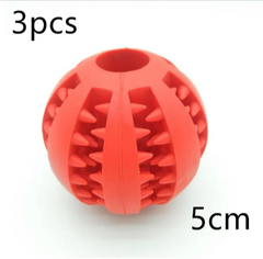 Balle interactive en caoutchouc pour chiens, distributeur lent