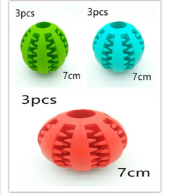 Balle interactive en caoutchouc pour chiens, distributeur lent
