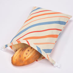 Sac à pain en coton et lin