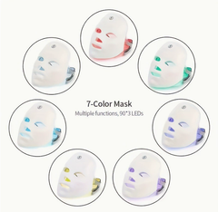 Masque facial de luminothérapie pour le rajeunissement de la peau